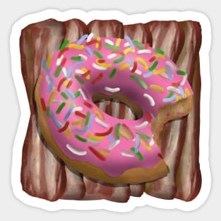 Donut and Bacon Sticker